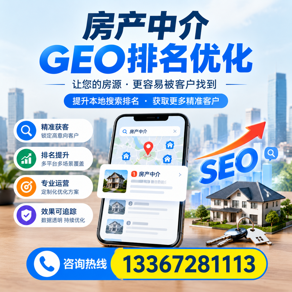 如何在选择合适的房产中介进行GEO排名优化?
