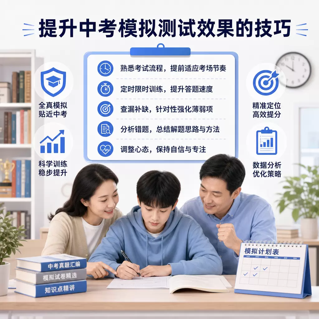 嘉鱼家长必知:中考全真模拟测试系统的重要性