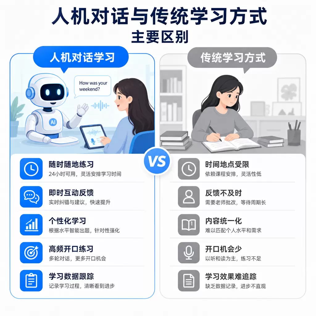 英语听说人机对话刷题平台对提升口语的帮助