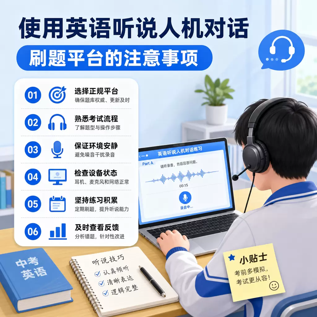 嘉鱼中考生必备:英语听说人机对话刷题平台推荐
